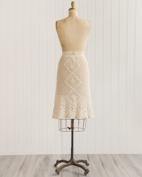 Lenora Crochet Midi Skirt